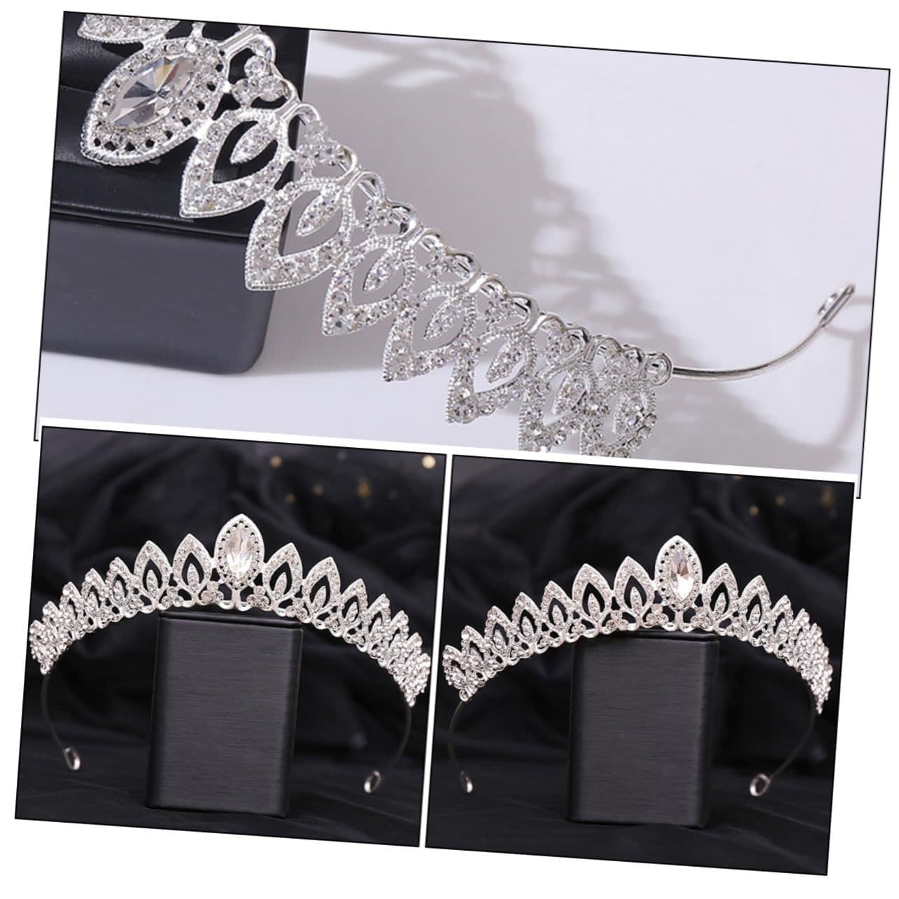 Bridal Crown Elegant Tree Leaf Design Alloy Headband Wedding Hair Accessory