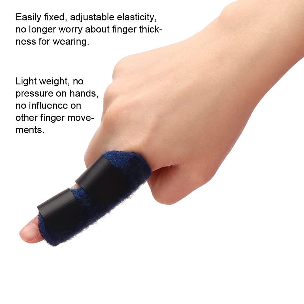 Finger Splint Pain Relief Adjustable Soft Padding for Middle Index Ring Finger
