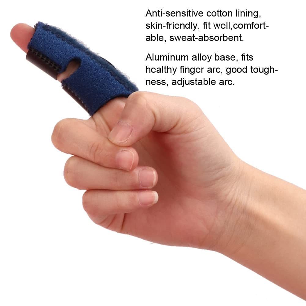 Finger Splint Pain Relief Adjustable Soft Padding for Middle Index Ring Finger