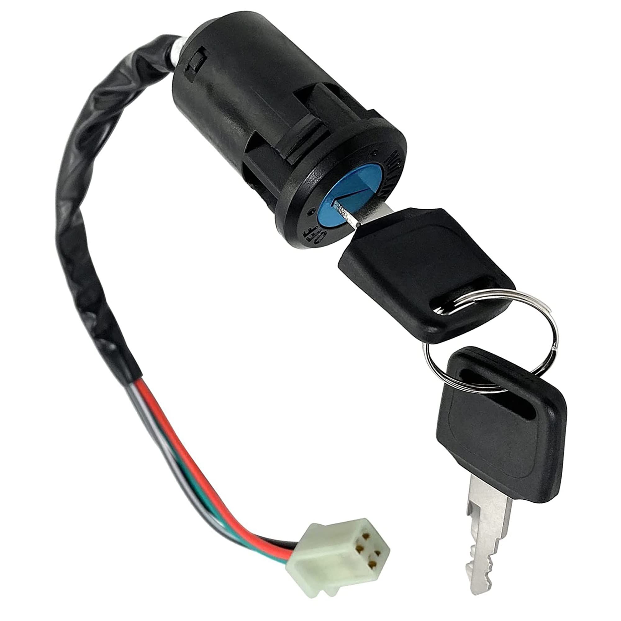 Electric Scooter Key Ignition Switch Set with Cap for 200cc 250cc motorcycle ATV Tao Tao Sunl ATV Dirt Bike Electric Scooter