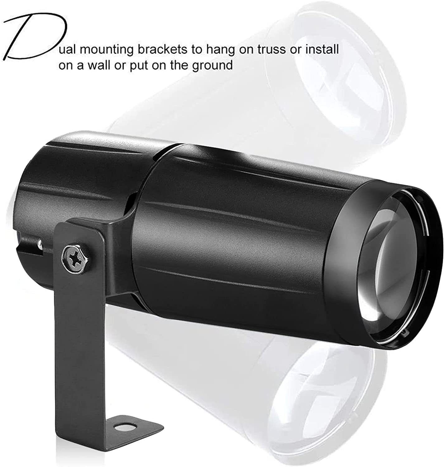 Spot Stage Lights Mini Beam Track Lighting Fixture for Family Party Home Decoration Bar Club Pub DJ Show Concert Wedding - White