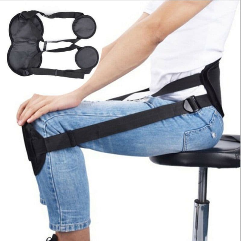 Back Support Belt Ergonomic Portable Lower Back Pain Relief Adjustable Waist Protector for Better Sitting Posture