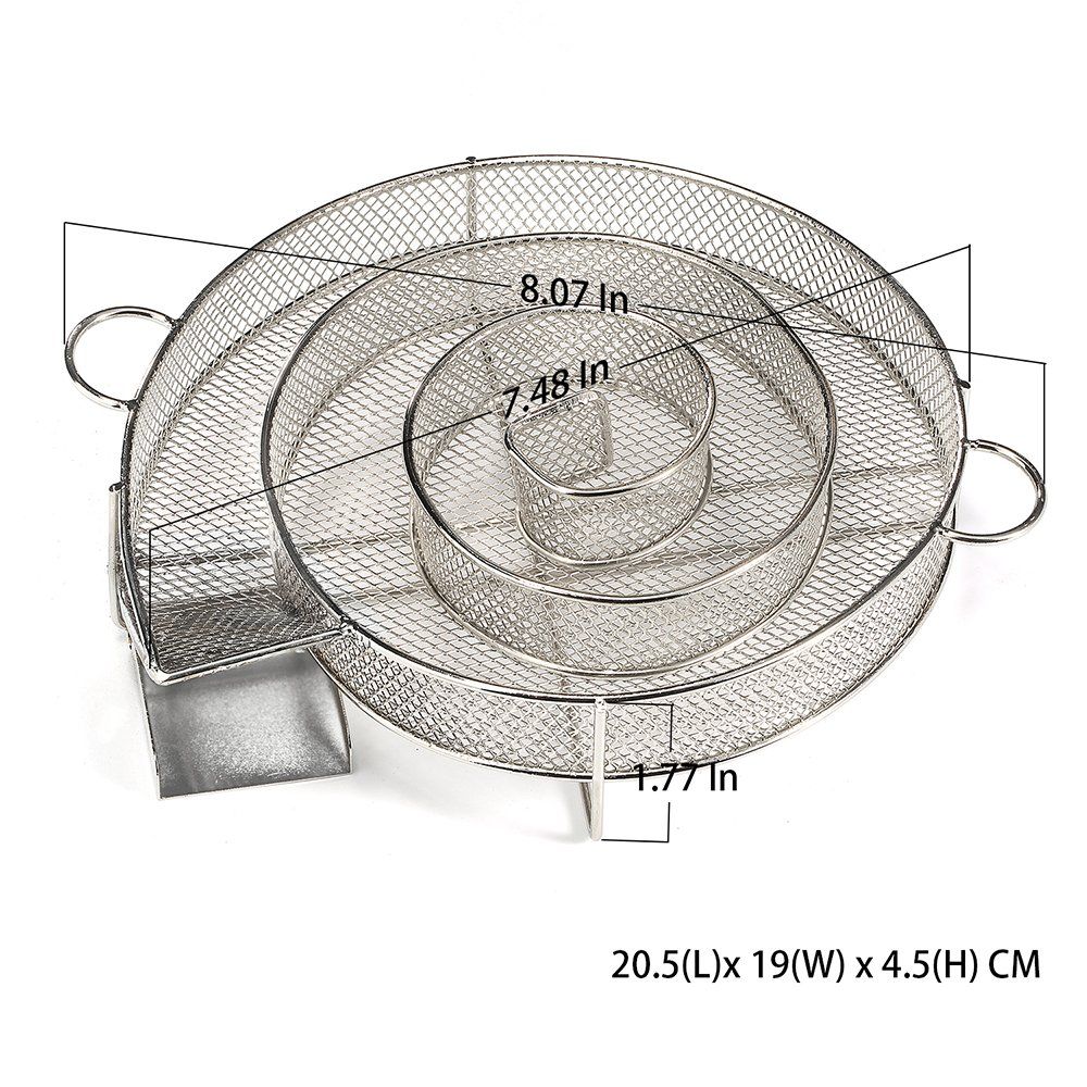 Cold Smoke Generator, Hot or Cold Smoking on Any BBQ Grill and Smoker, Perfect for Smoked Salmon, Cheese, Pork and More