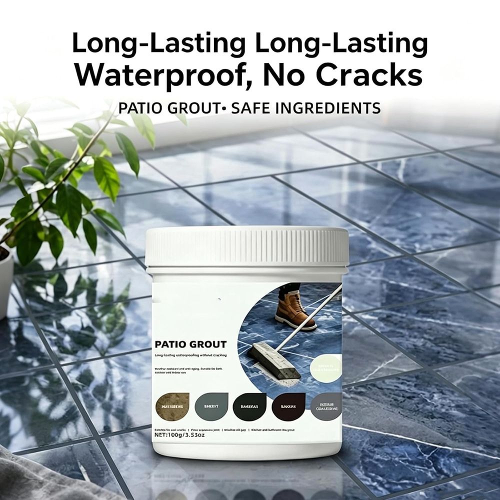 Waterproof Tile Grout Sealant, Floor Quick Dry Waterproof Repair Cement, Repair Adhesive for Driveways, Walkways, Patios, and Interior Flooring