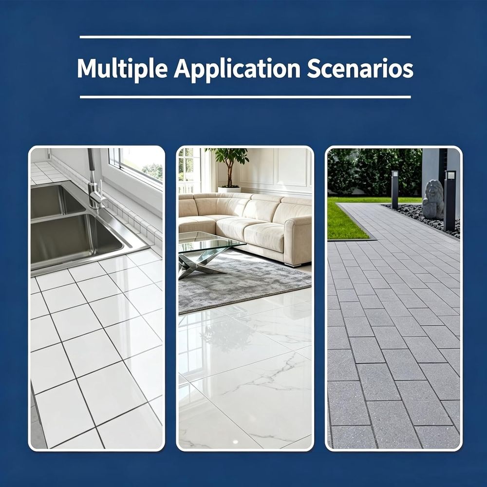 Waterproof Tile Grout Sealant, Floor Quick Dry Waterproof Repair Cement, Repair Adhesive for Driveways, Walkways, Patios, and Interior Flooring