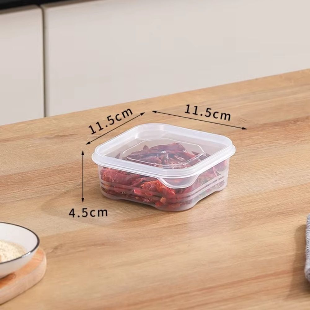 1-Pack Airtight Meal Prep Containers - Square Food Storage/Stackable Lids for Freezer & Pantry Organization\u200b,Airtight Storage Box for Vegetables Meat Leftovers