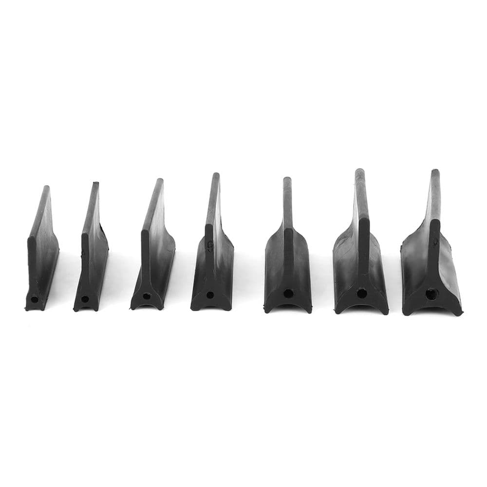 14 Piece Sanding Block Set Flexible Rubber Sandpaper Mat for Polishing Curves and Contours in Various Shapes