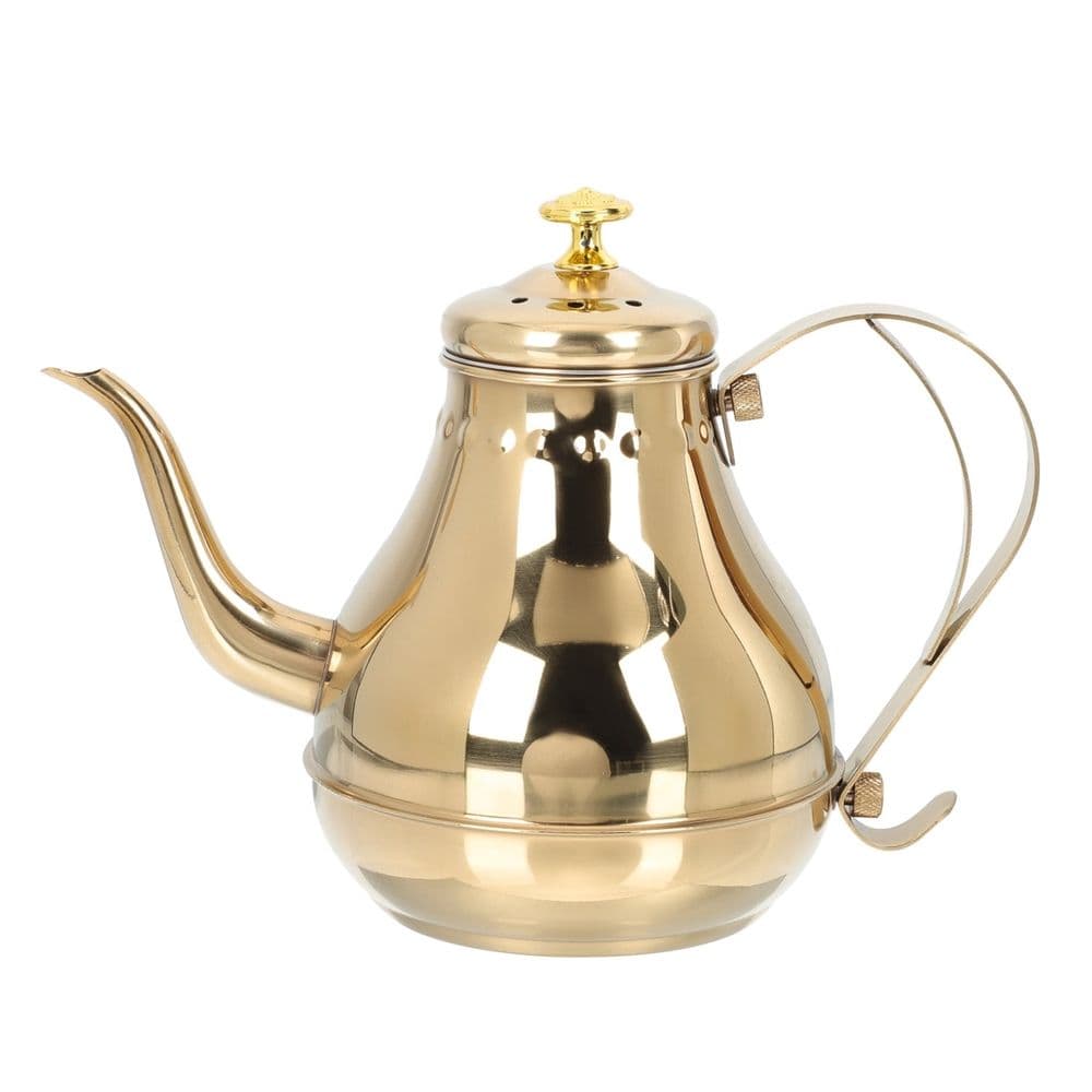 Stainless Steel Tea Kettle with Infuser 1.2L Gold