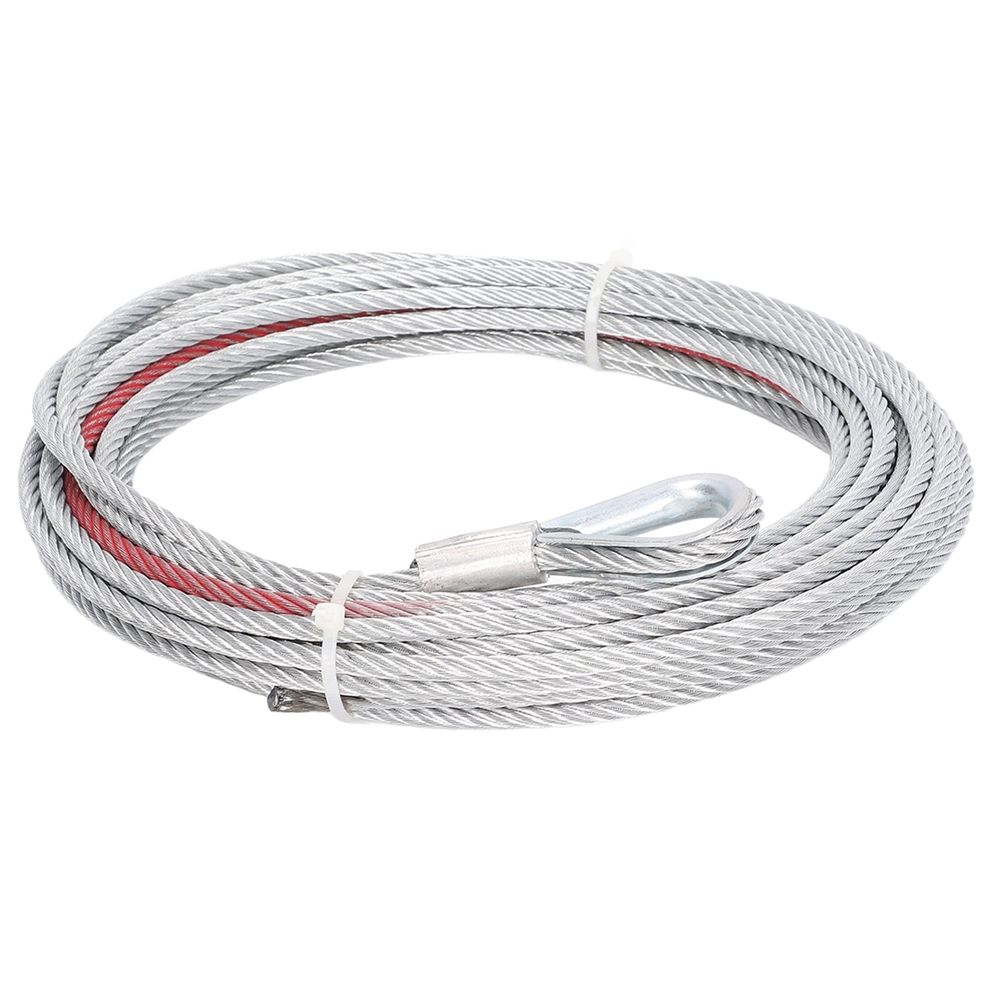 Winch Cable Wire Towing Winch Cable, Stainless Steel Cable 4500LBS for Trailers Winches