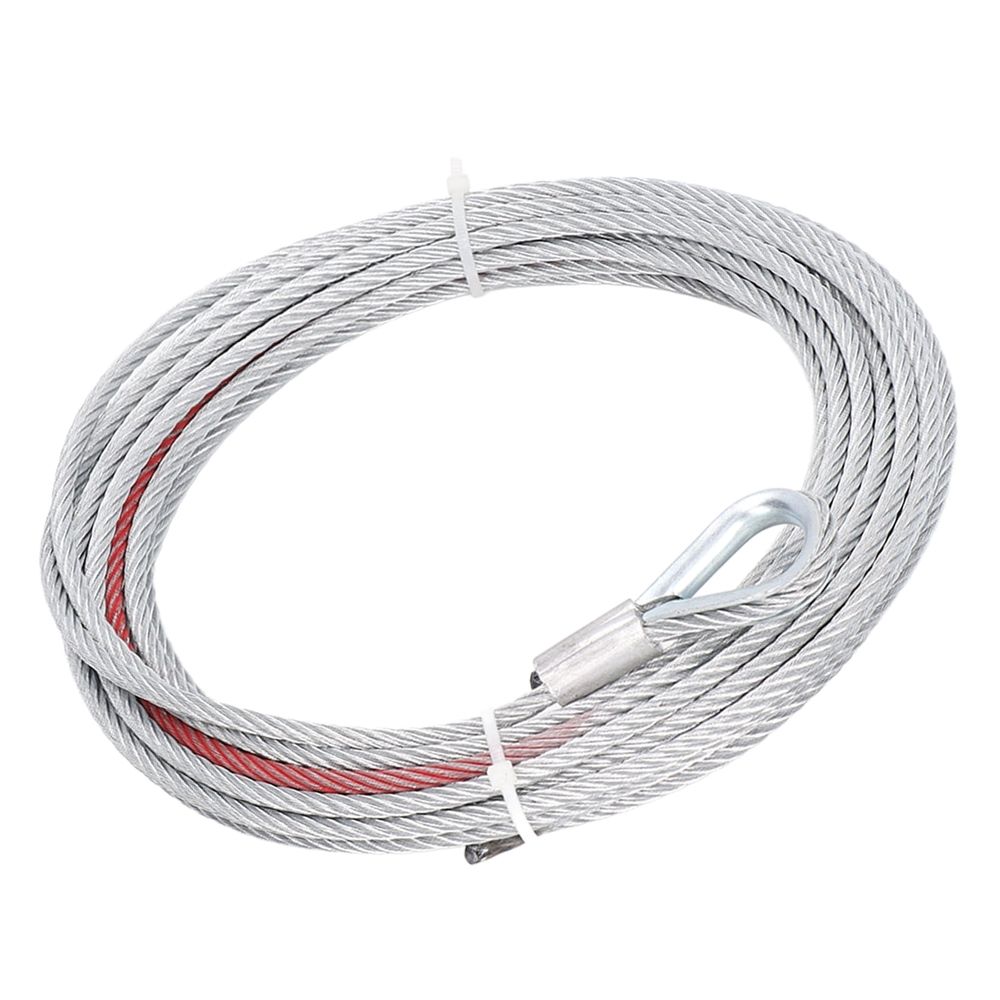 Winch Cable Wire Towing Winch Cable, Stainless Steel Cable 4500LBS for Trailers Winches