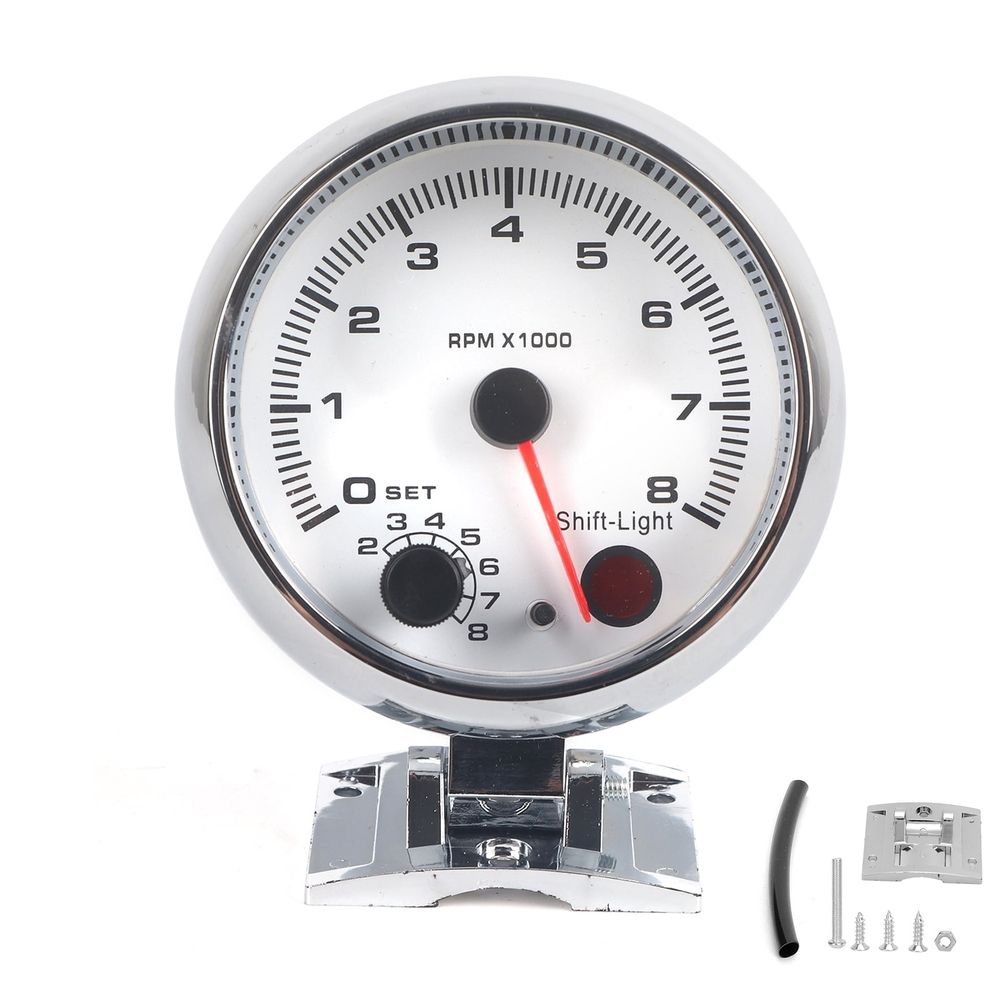 Tacho Gauge Tachometer, Car Tachometer Metal with Users Manual for Maintenance Workers for Car