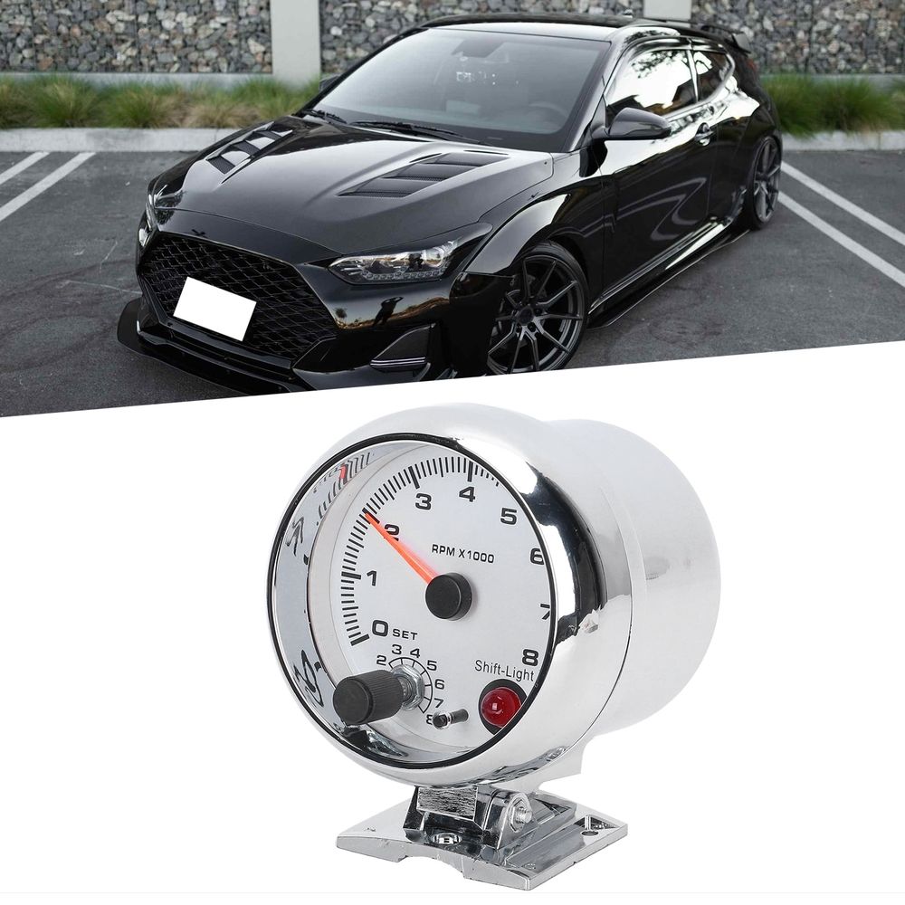 Tacho Gauge Tachometer, Car Tachometer Metal with Users Manual for Maintenance Workers for Car