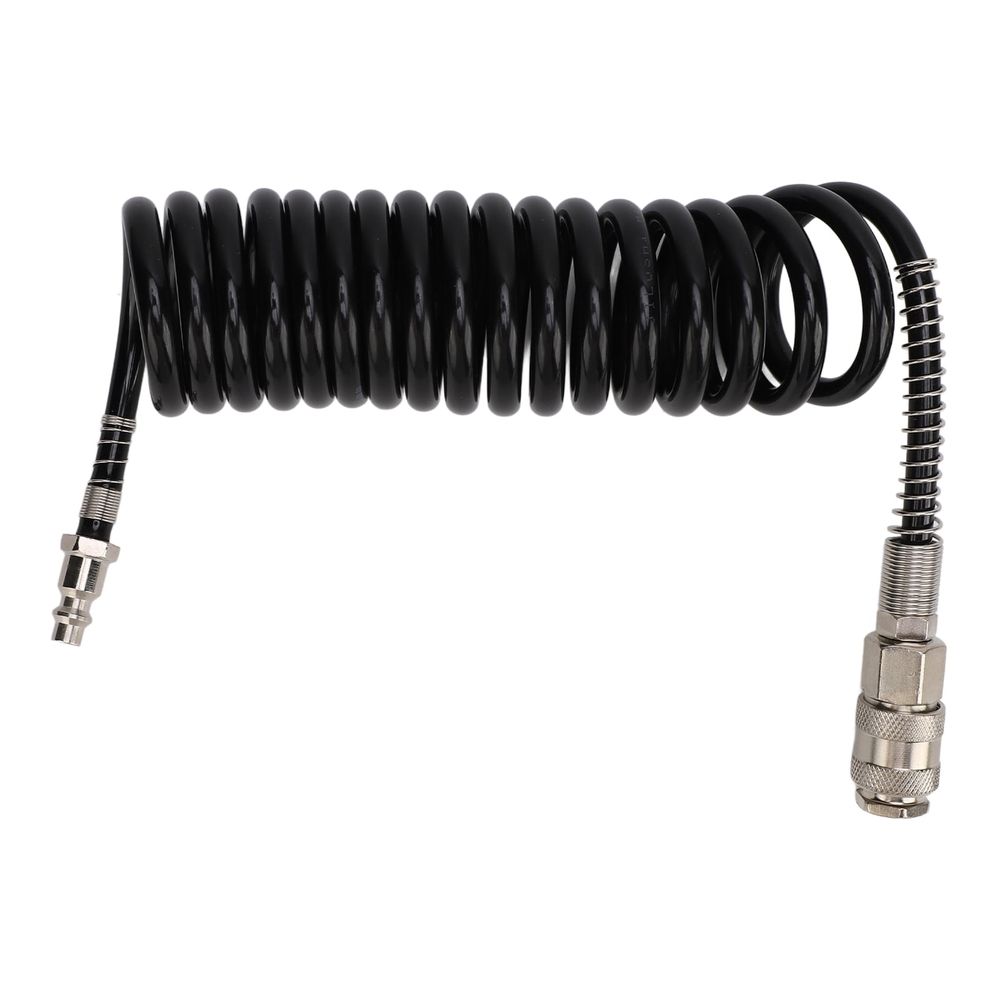 Coiled Air Hose Air Hose, 3 Meters Lightweight Air Hose Abrasion Proof for Dust Blowing Tool