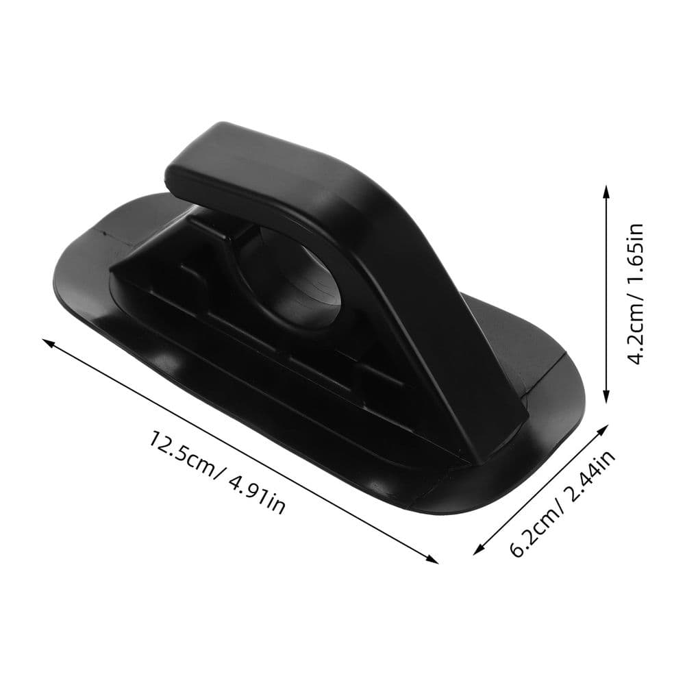 Kayak Oar Holder Bracket Durable Black Paddle Mount 12.50X6.20X4.20cm