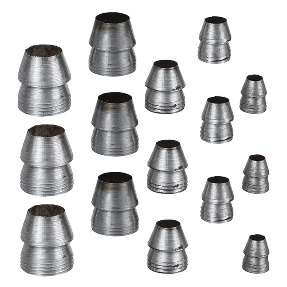 15pcs Metal Wedges with Reinforced Round Handles for Carpentry, Maintenance, Chopping, Hammer Replacement, Hand Tool Accessories
