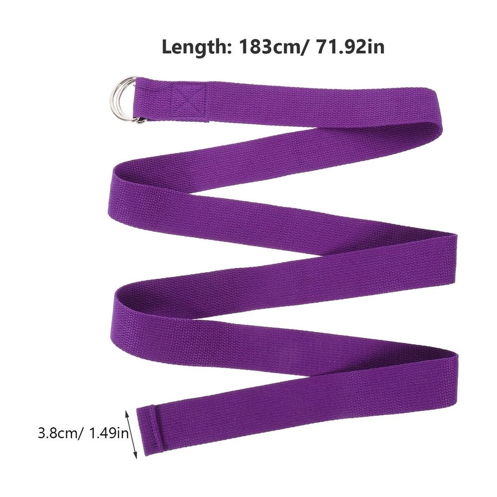 5pcs Professional Non Elastic Yoga Strap for Pilates and Yoga Practice