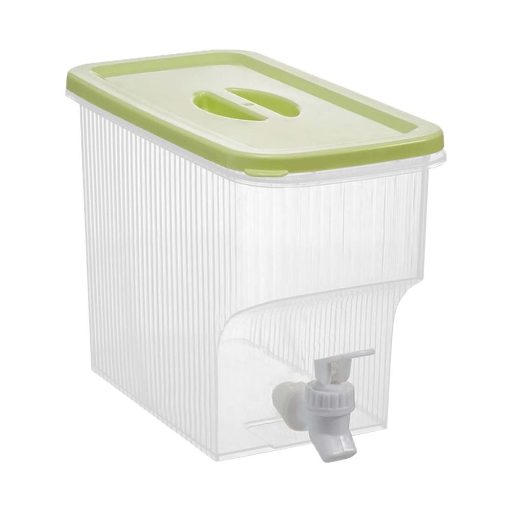 1 Gallon Drink Dispenser with Spigot for Fridge,Leakproof Plastic Water Container Fridge Beverage Dispenser Ice Juice Dispenser with Spigot for Home Party Restaurant Bar Buffet