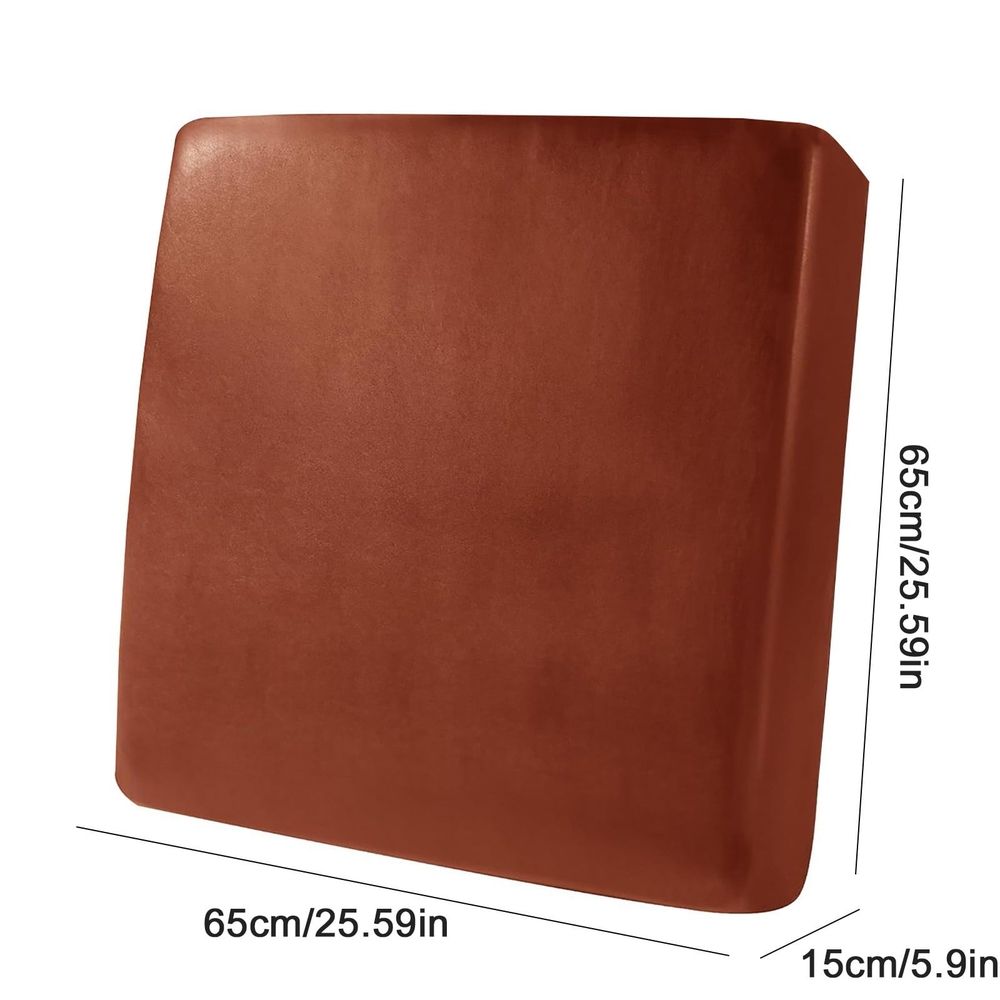 Single Sofa Set*1 Piece Pu Leather Couch Cushion Slipcover Stretch Couch Covers Slipcovers Sets Furniture Protector