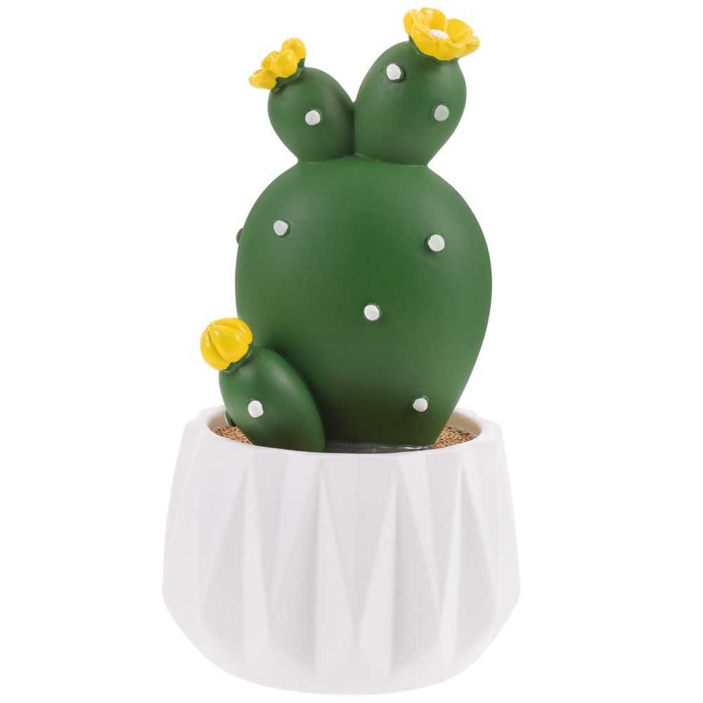 Resin Cactus Decor Multi-Color Lifelike Artificial Plant for Home