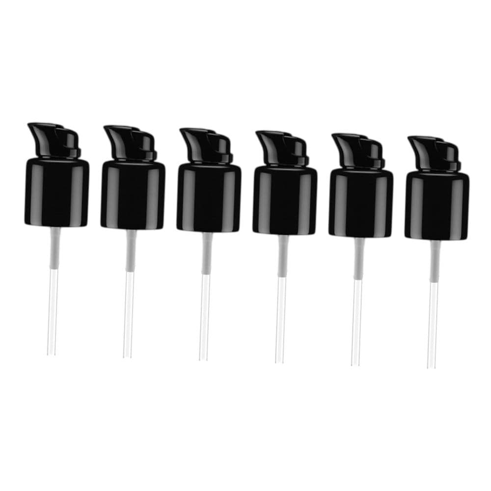Durable Lotion Pump, Black, Plastic, Soap Dispenser, Viscous Products, 6Pcs