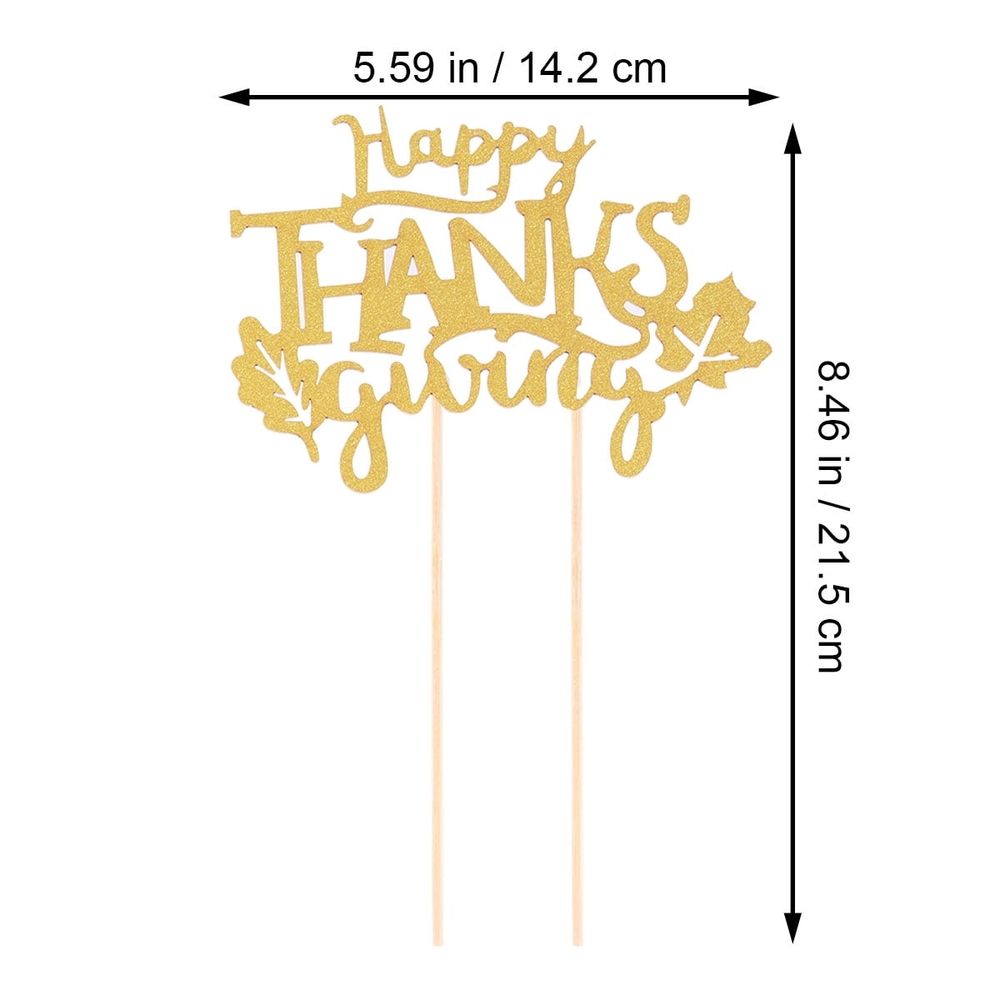 10pcs Cake Topper Letters Paper Glittering Party Picks