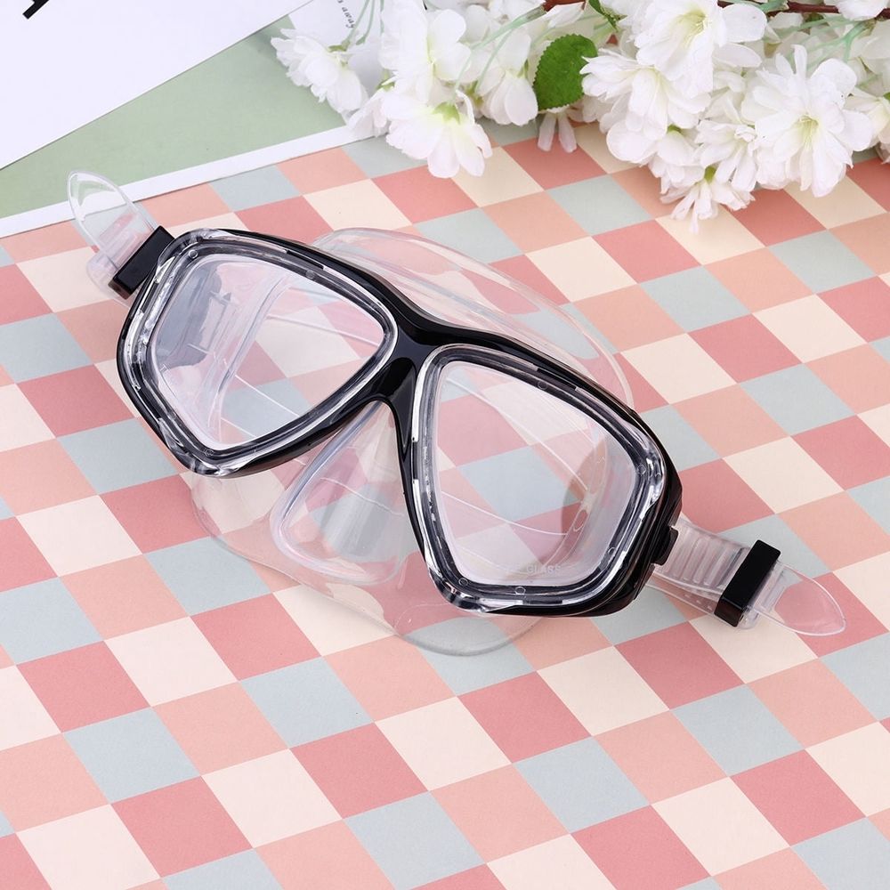 Swim Goggles Swimming Goggles Black 1Pack Silicone