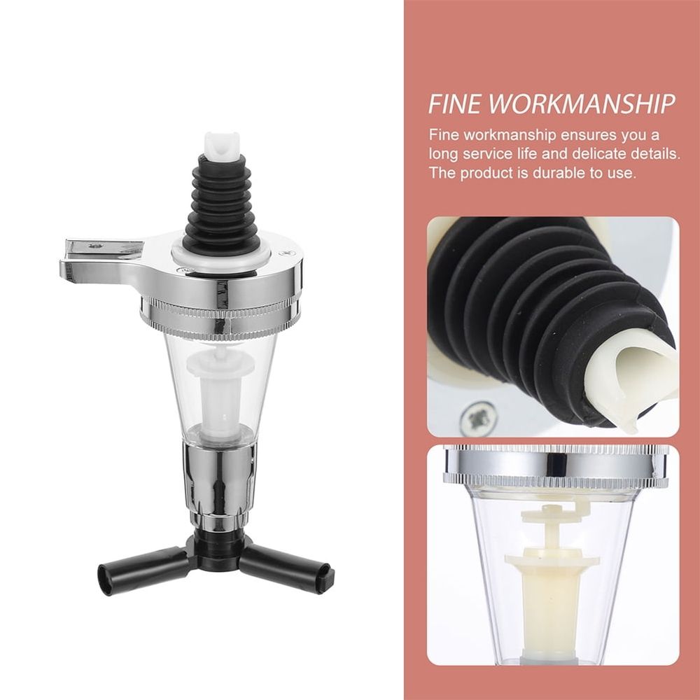 Plastic Silicone Stainless Steel Drink Dispenser for Mason Jar Cocktail Lover
