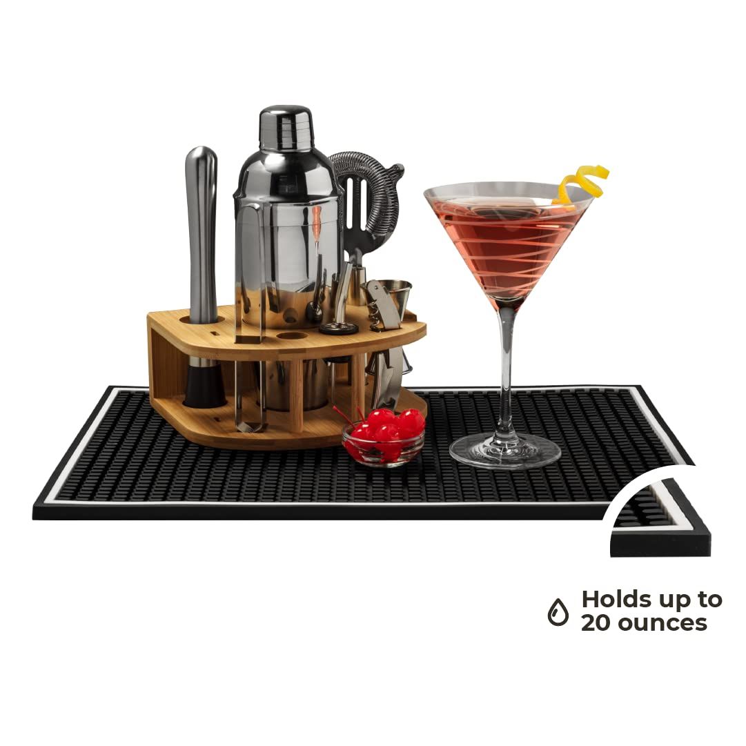 Bar Mat Modern And Durable- Service Bar Mat For Spills, Ideal For Coffee, Bars, Restaurants And Counter Top-dish Drying Mat