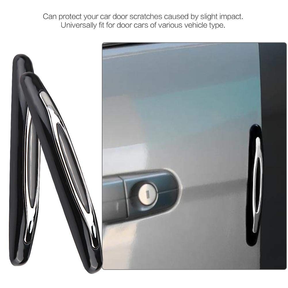 Car Side Door Guard,Universal 4pcs Car Door Guards Trim Cover Strip Corner Bumper Anti-Collision Car Edge Scratch Protector