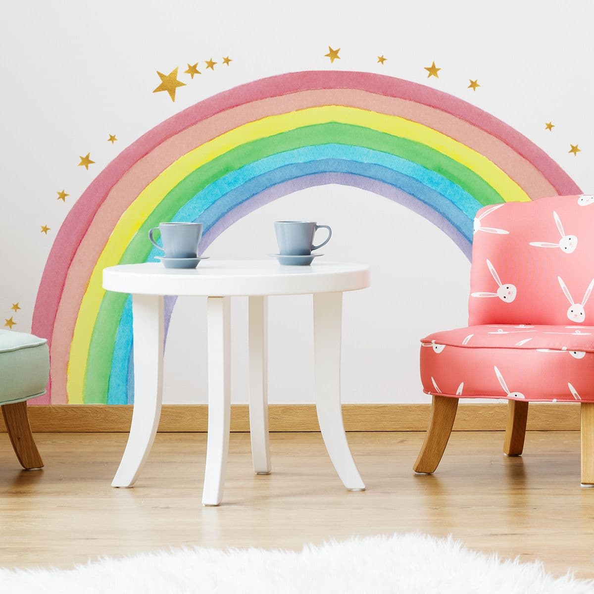 Wall Sticker Decoration DIY Colorful Decorative Wall Decals for Home Background Classroom Wall Decor