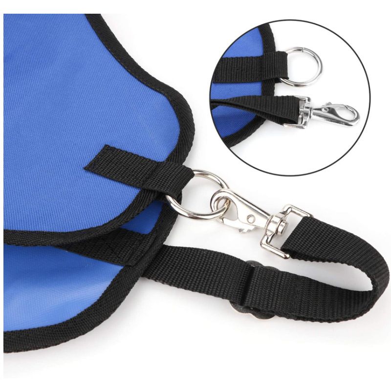 Stable bag Premium Durable Horse Hay Bag Slow Feed Hay Bag Waterproof Large Capacity Horse Tote - Blue
