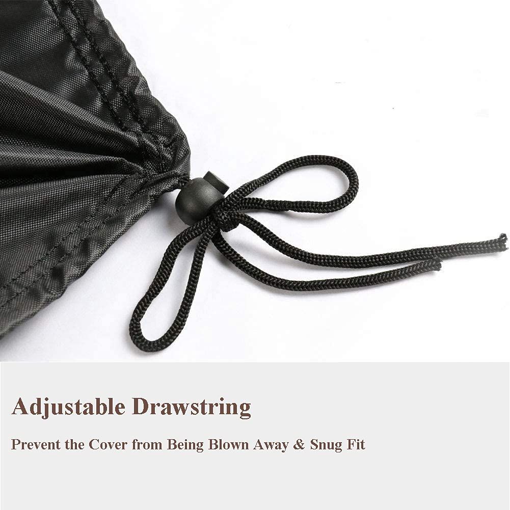Heavy Duty Waterproof Charcoal Kettle Grill Cover 28" D Barrel Cover with Drawstring Oxford cloth barbecue cover