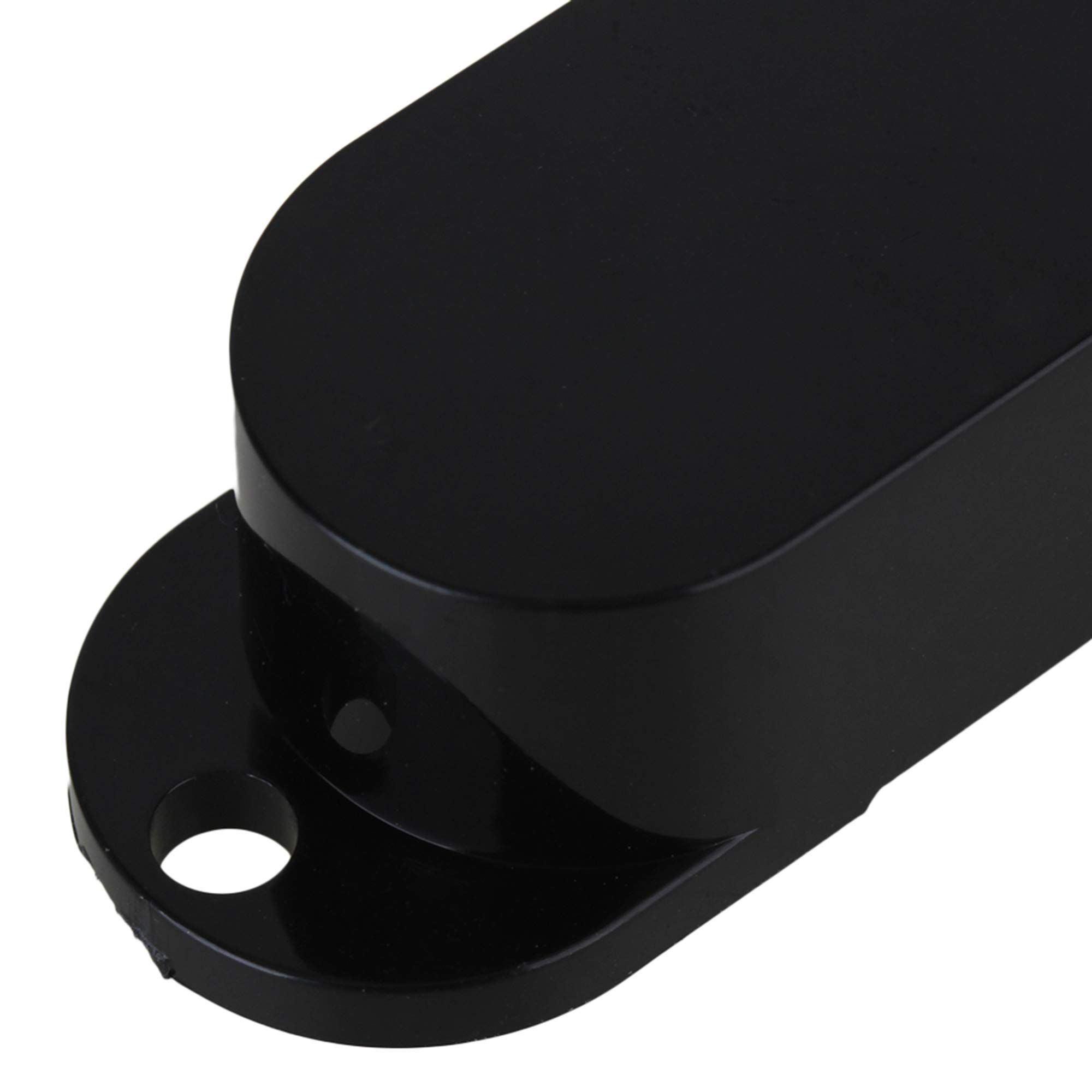 Guitar Pickup Cover Closed Single Coil No Holes Plastic Closed Shell for Electric Guitar black 3 Pack