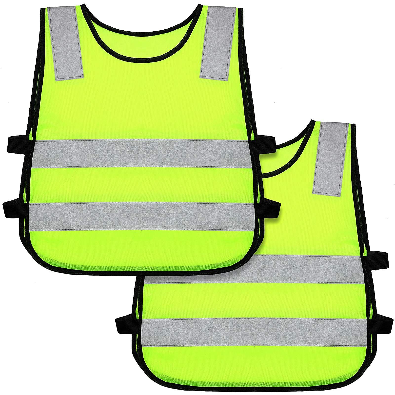 Kids Reflective Vest Child Safety Visibility Vest for Cycling Skiing Primary school reflective clothing
