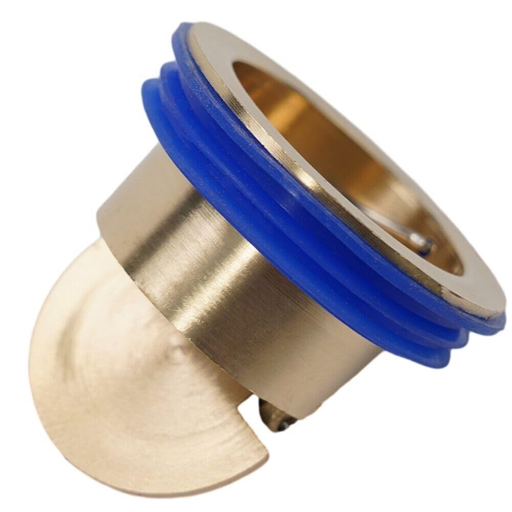 Shower Floor Drain Insert Drain Plug Anti-Odor Plug Sewer Core One Way Drain Valve Backflow Preventer for Basement Drain, (Gold)