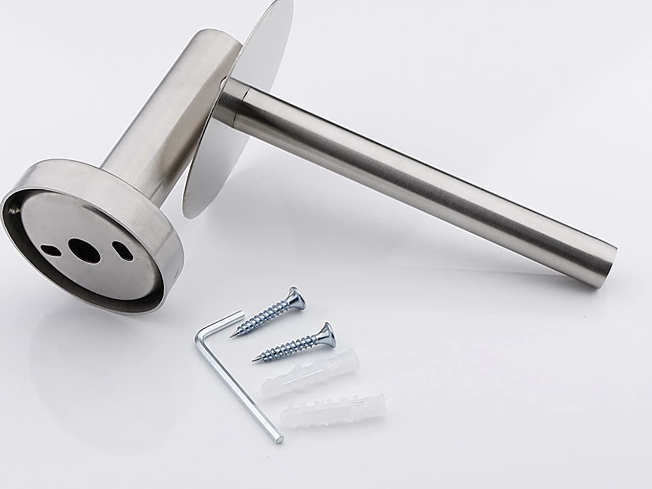 Metal Toilet Paper Holder Stand Toilet Tissue Wall Mount/Self Adhesive Toilet Paper Roll Dispenser for Bathroom/Powder Room