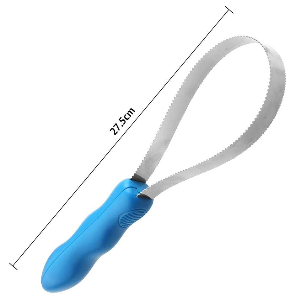 Dual-Sided Shedding Blade Shedding Blade Horse Hair Brush Horse Shedding Tool Dog Grooming Tool with Soft Touch Grip Handle