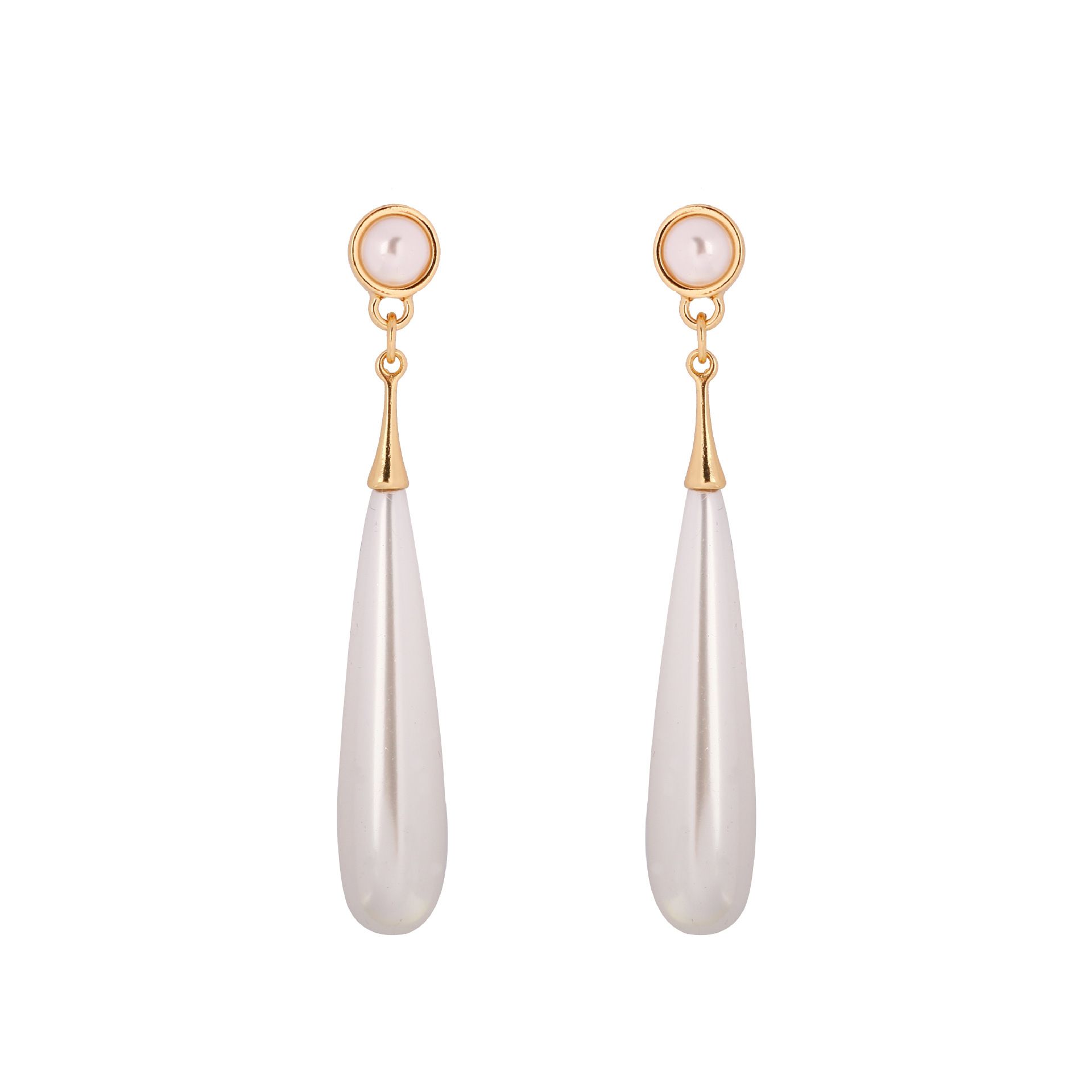 Pearl Drop Earrings for Women Handpicked White Pearl Dangle Earrings Everyday Jewelry Pearl Earrings