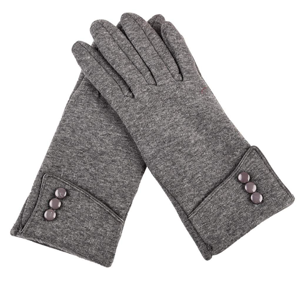 Womens Gloves Winter Touchscreen Texting Phone Windproof Gloves Fleece Lined Cold Weather Warm Gloves