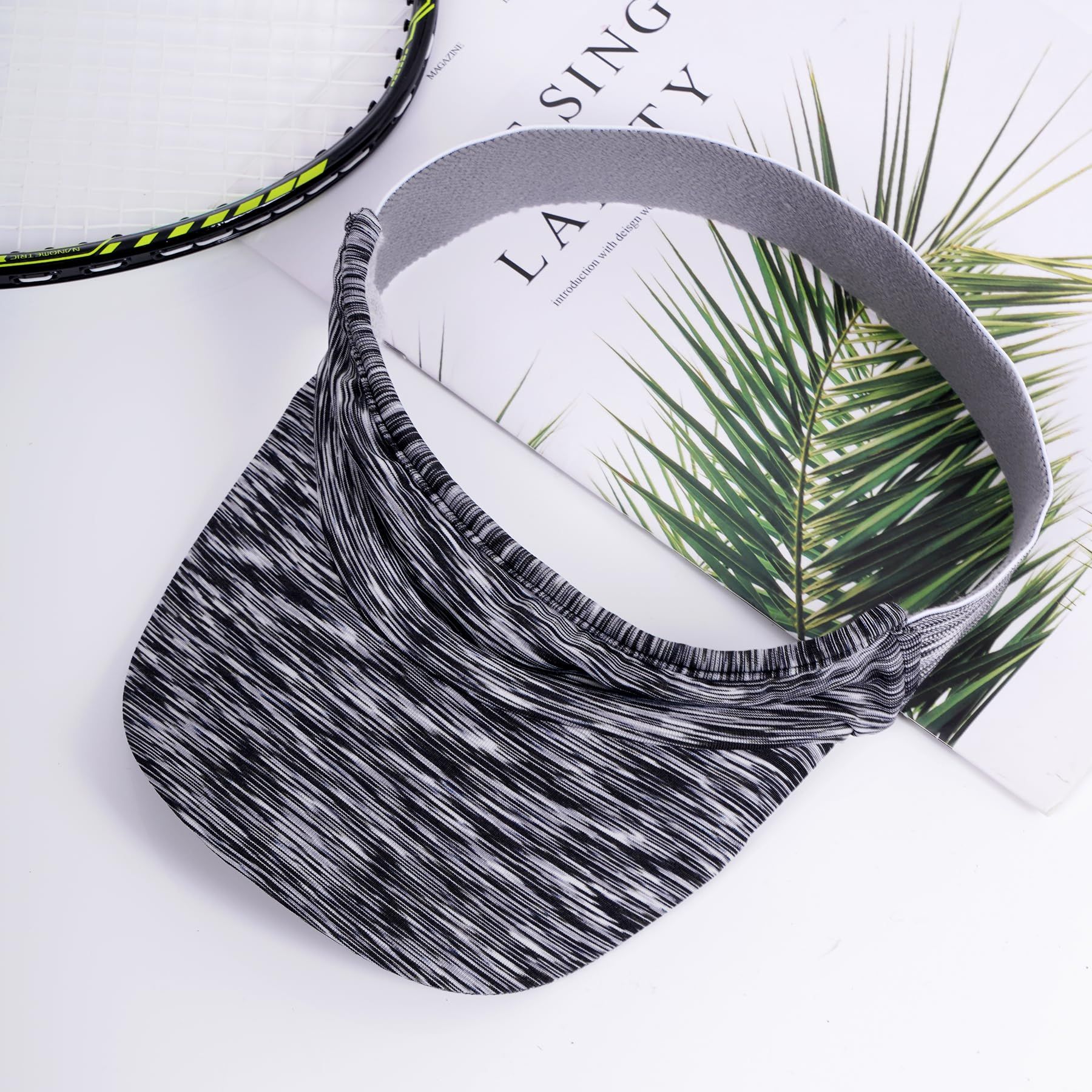 1 Piece of Sun Visor Hat Stretch Headband Visor Sport Wear Athletic Visor Elastic Visor Cap for Women and Men
