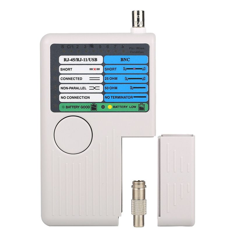 4 in 1 Network Cable Tester Multi Functional Cable Wire Tester Universal Network Cable Tester Tool