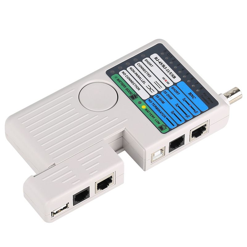 4 in 1 Network Cable Tester Multi Functional Cable Wire Tester Universal Network Cable Tester Tool
