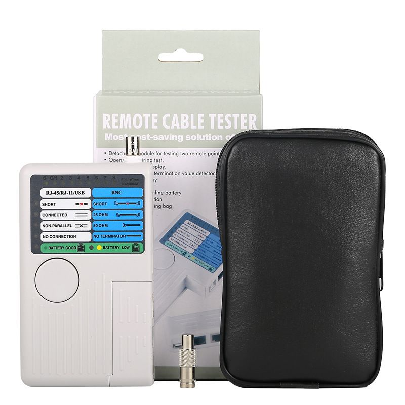 4 in 1 Network Cable Tester Multi Functional Cable Wire Tester Universal Network Cable Tester Tool