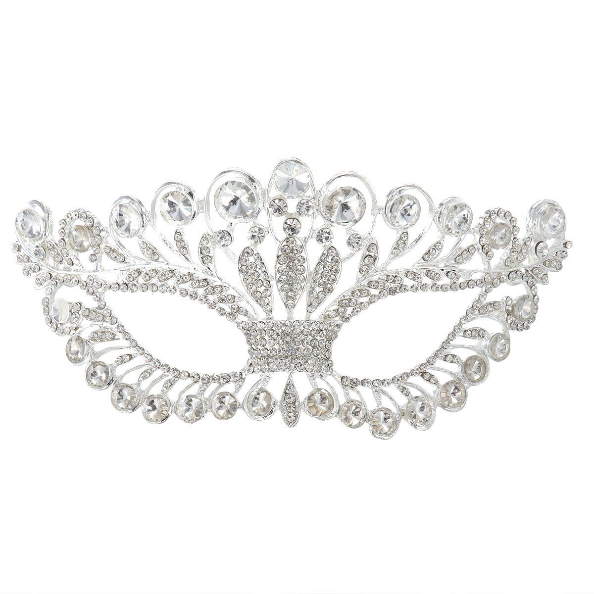 Eye mask, rhinestone mask decoration, rhinestone top, role-playing party, women's mask, rhinestone costume, party mask