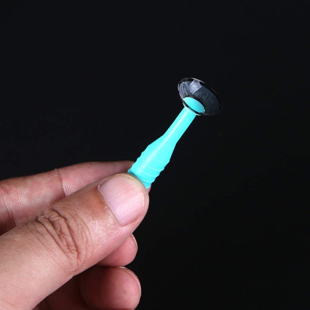 Convenient soft silicone contact lens tool, soft and hard lens plunger remover, multi-purpose accessory