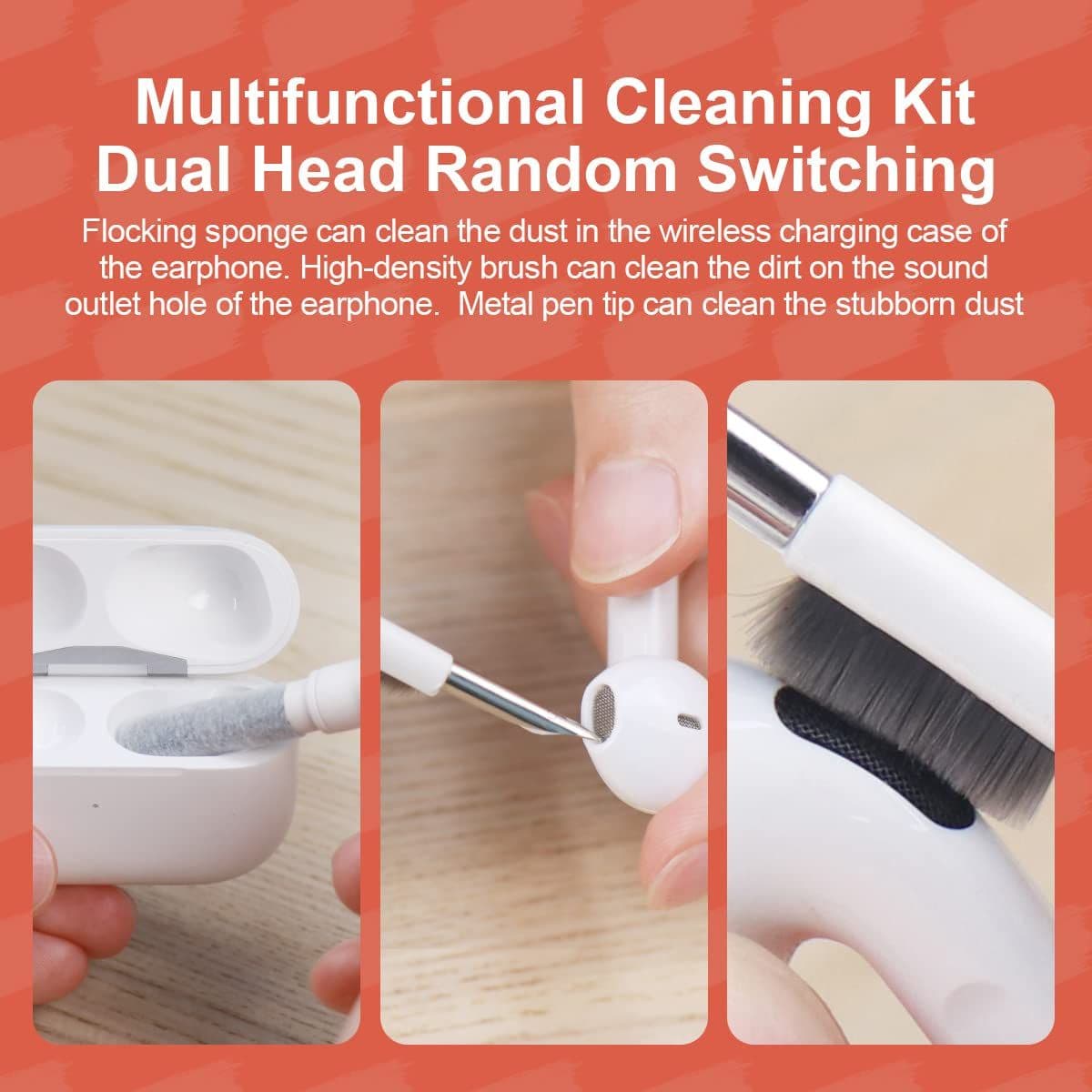 Cleaning Soft Brush Keyboard Cleaner 5-in-1 Multi-Function Computer Cleaning Tools Kit Corner Gap Duster Keycap Puller