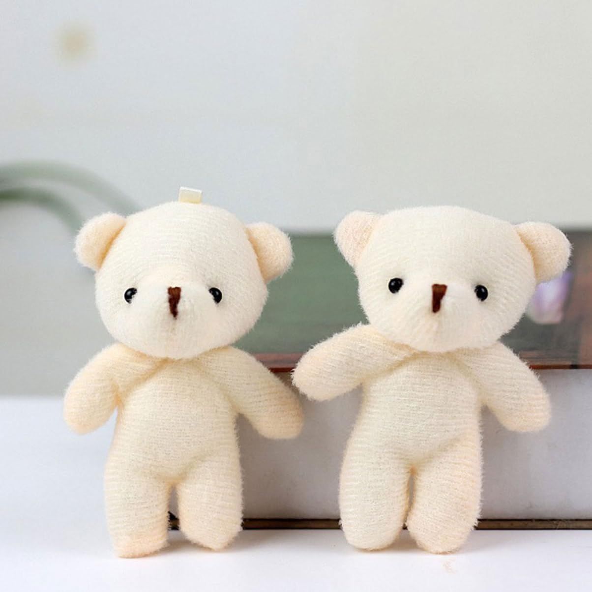 10pcs Mini Bear Doll Cartoon Bear Keychain Mini Bear Decor Tiny Bear Toy Hanging Tiny Bears Lovely Tiny Bears Bear Pendant Toy