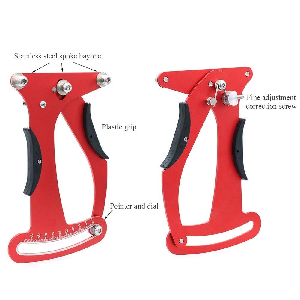 Bicycle Tension Meter Spokes Calibration Tool Bicycle Wire Wheel Set Mountain Bike Rim Adjustment Tensiometer