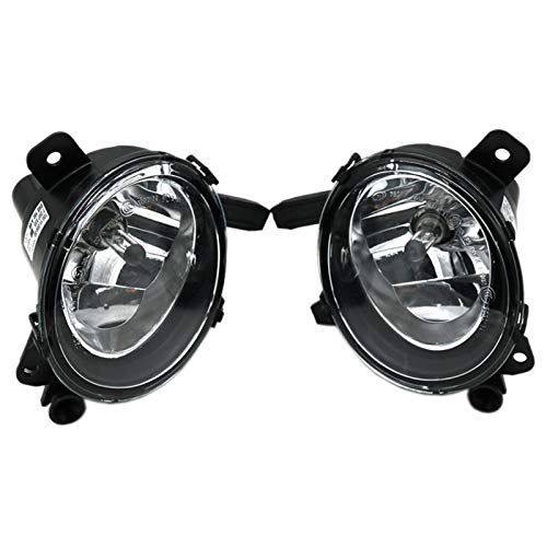 1 Pair Replacement Bumper Fog Light Fit for F30 F31 F34 Fog Lamp Assembly Driver And Passenger Side black