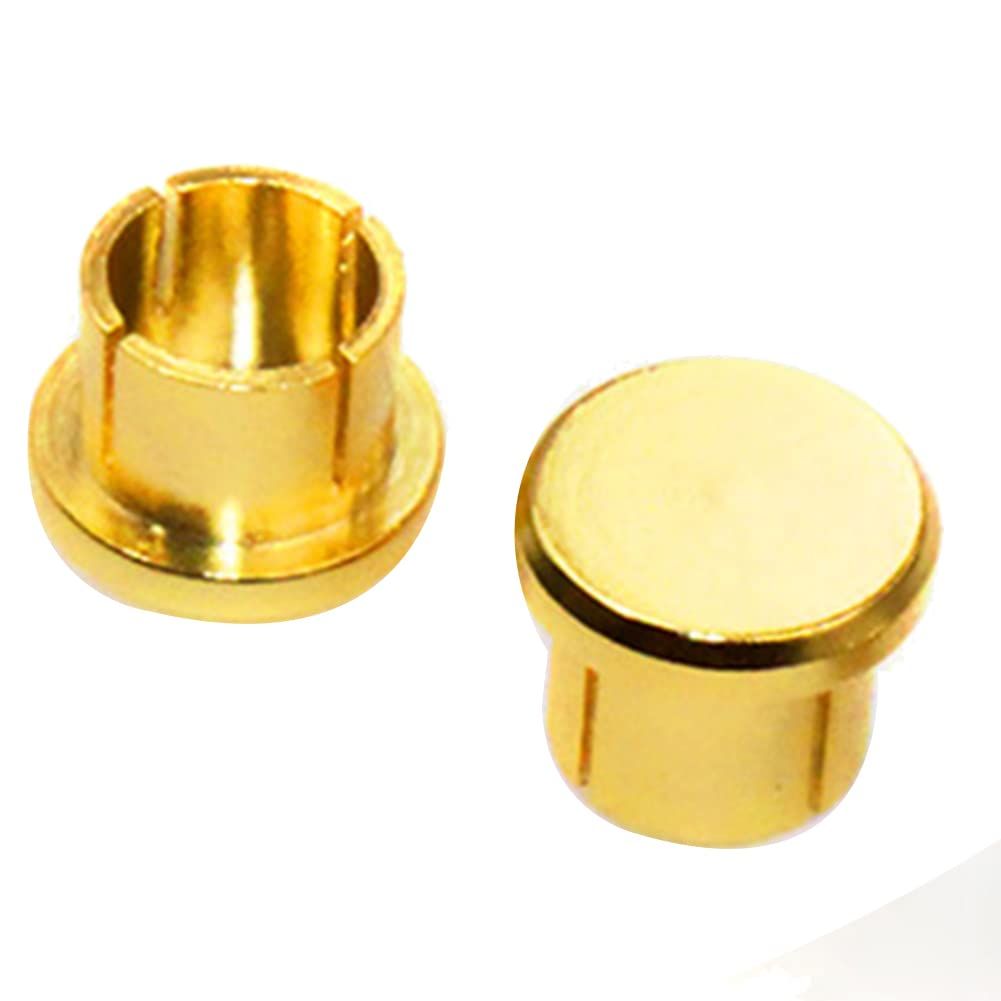8Pcs Gold Plated Protection Cap Plug Short-Circuit Socket Phono Connector Shielding Plug Socket Protection Cover Cap